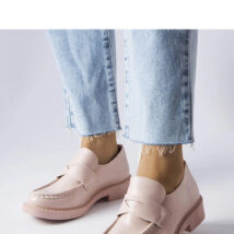 Różowe eleganckie mokasyny Élodie – Solea