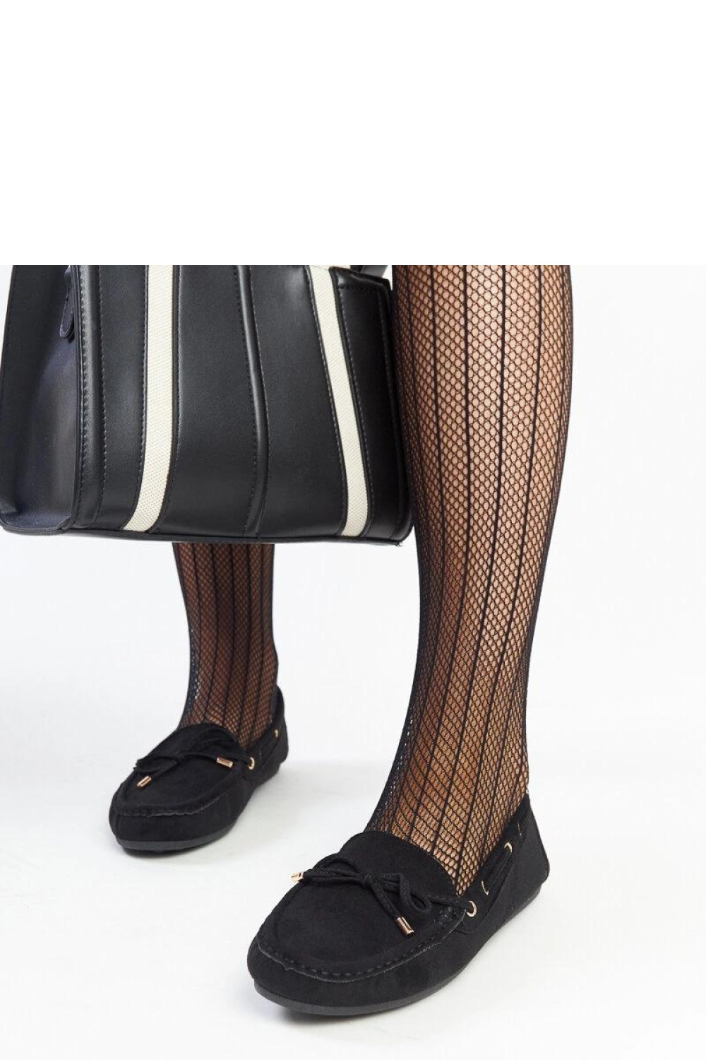 Czarne zamszowe mokasyny Aneesa - Solea - obrazek 3