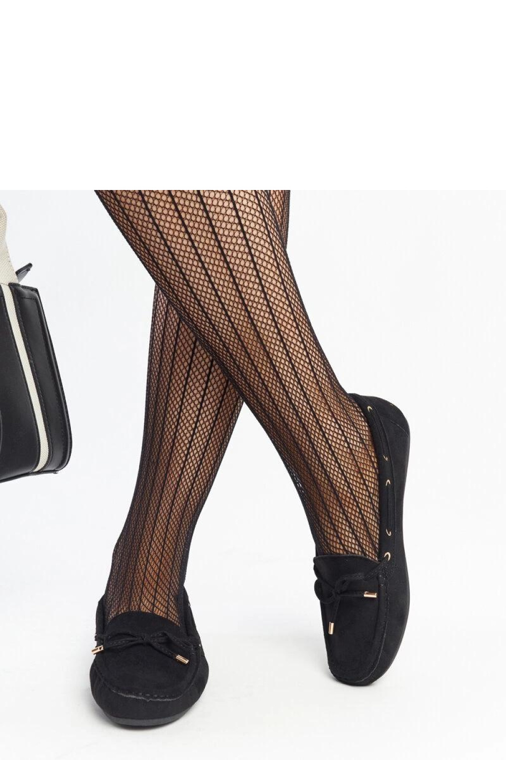 Czarne zamszowe mokasyny Aneesa - Solea - obrazek 5