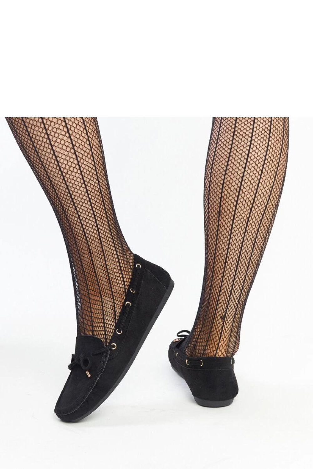 Czarne zamszowe mokasyny Aneesa - Solea - obrazek 6