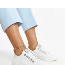 Białe trampki eko-skórzane Anbarin – Solea