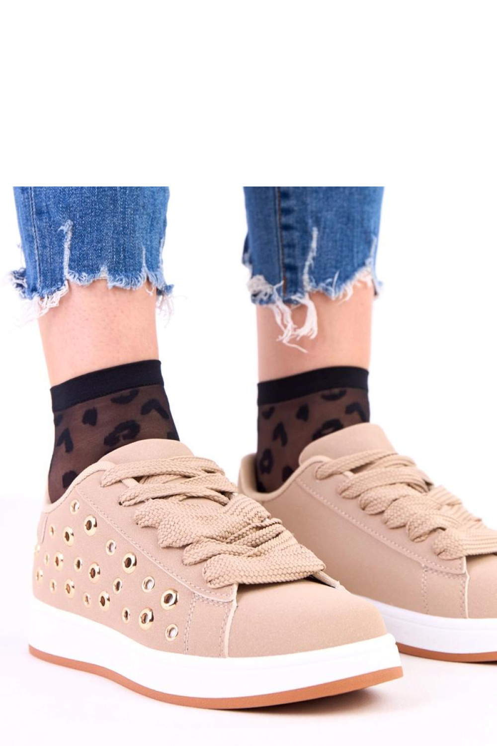 Buty Sportowe Model Adelis A-129 Brown - Solea - obrazek 4