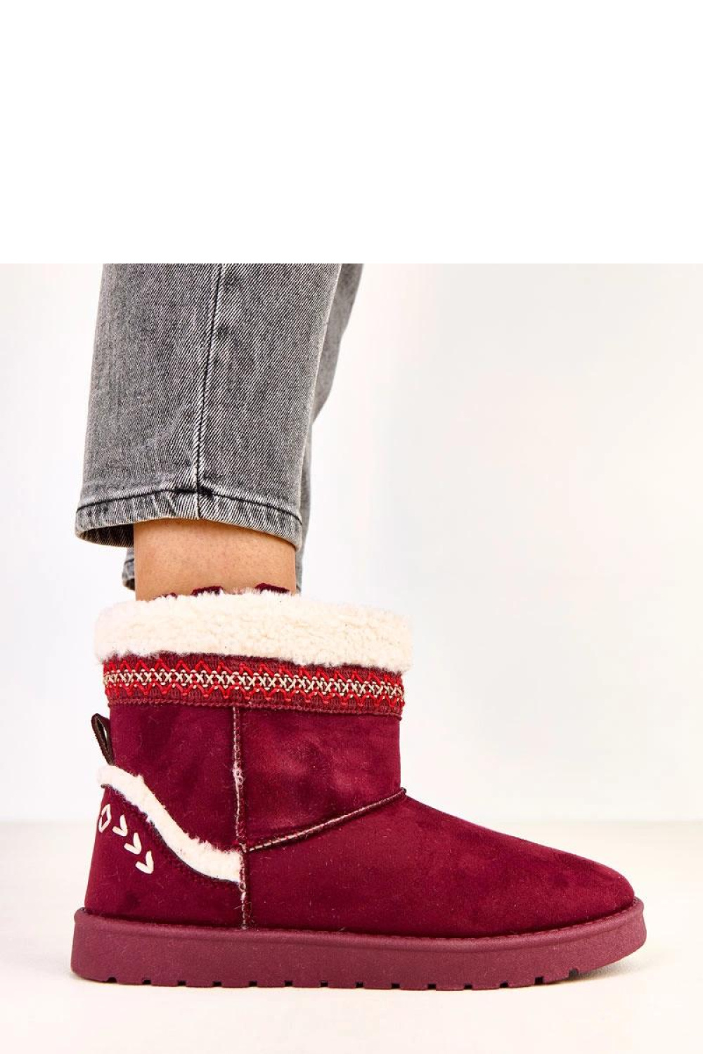 Śniegowce Model Sensila C2066-5 Bordo - Solea - obrazek 2