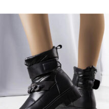 Czarne śniegowce z łańcuchem Ephraim – Solea