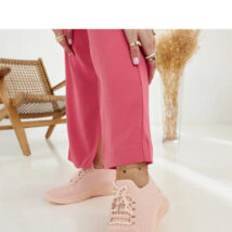 Różowe materiałowe sneakersy Ornella – Solea