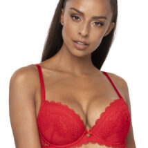Biustonosz push up Biustonosz Push-up Model 0198/11/2 Estelle Red – Mat
