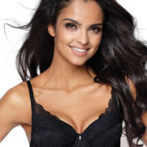 Biustonosz push up Biustonosz Push-up Model Jackie M-0168/11 Black – Mat