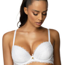 Biustonosz push up Biustonosz push-up Model 0198/11/2 Estelle White – Mat