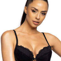 Biustonosz push up Biustonosz push-up Model Nell M-0196/1 Black – Mat