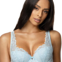 Biustonosz push up Biustonosz Usztywniany Model Carmela M-053/22 Błękit – Mat