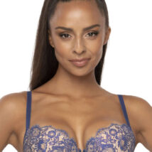 Biustonosz push up Biustonosz Push-up Model Frances M-3804/11 Beige/Navy – Mat
