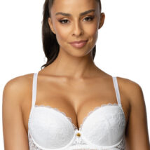 Biustonosz push up Biustonosz Push-up Model 0198/11/1 Estelle White – Mat