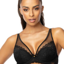 Biustonosz push up Biustonosz Push-up Model 0198/11 Estelle Black – Mat