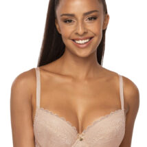 Biustonosz push up Biustonosz Push-up Model Estelle M-0198/11/1 Beige – Mat