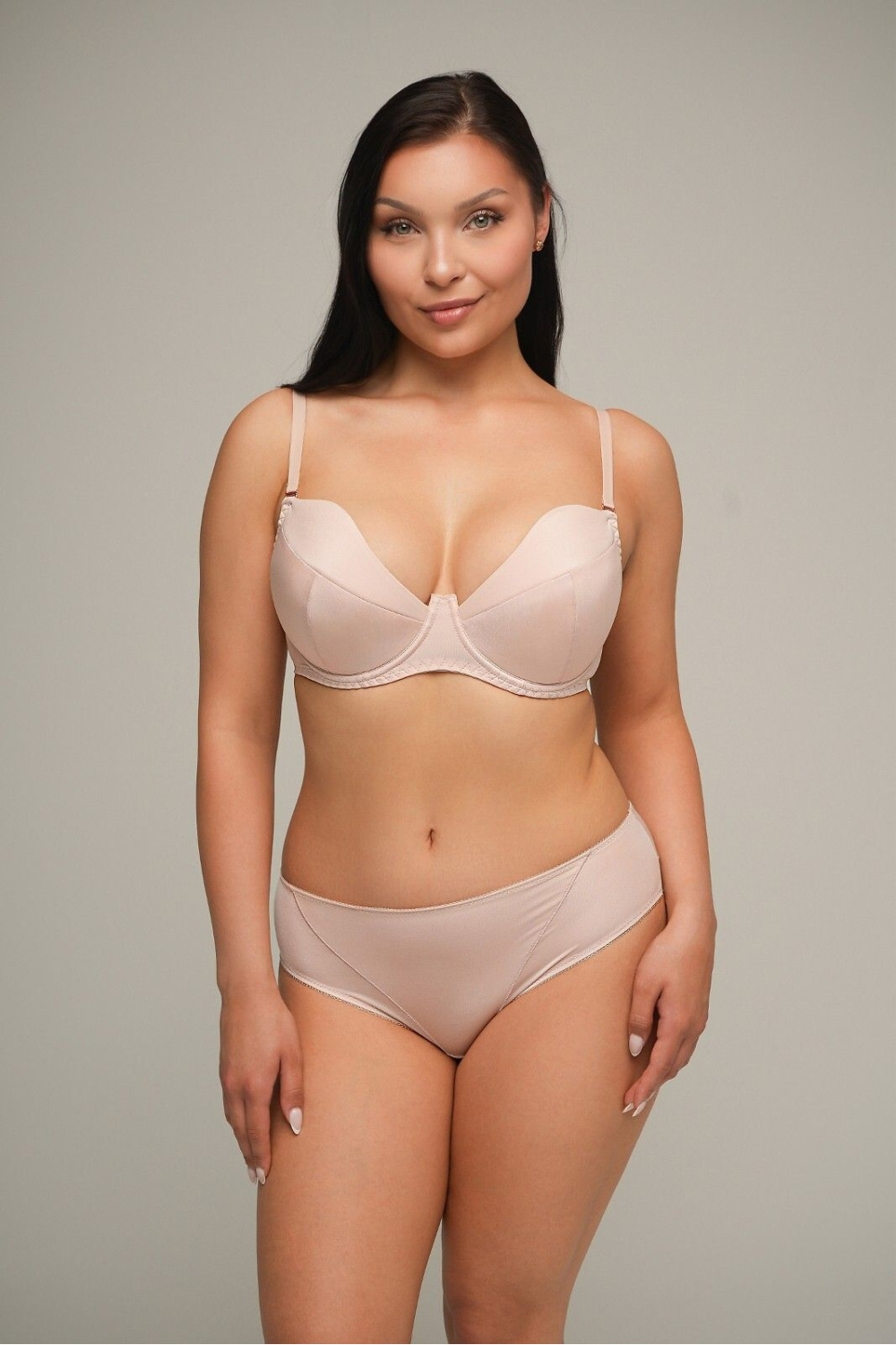 Biustonosz push up Biustonosz Push-up Model 2202 Beige - Ava - obrazek 2