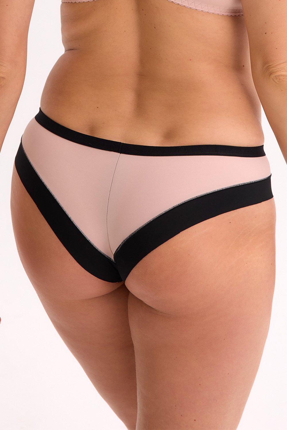 Figi brazyliany Model 1328B Black/Pink - Gaia - obrazek 3