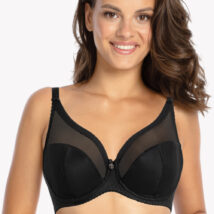 Biustonosz Soft Biustonosz Semi-Soft Model 1058 Sonia Black – Gaia