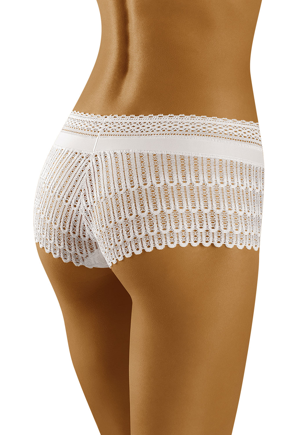 Szorty Model Riki White - Wolbar - obrazek 2