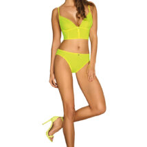 Komplet Model Neonia top szorty Yellow – Obsessive