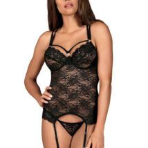 Komplet Gorset Model Sweet Secrets 860-COR-1 Black – Obsessive