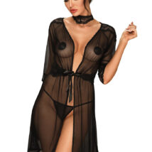 Komplet Peniuar Model Lutica Black – Obsessive