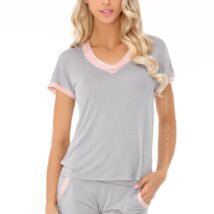 Piżama Damska Model Harnette Grey – Livia Corsetti Fashion