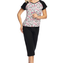 Piżama Damska Model Consuela Grey/Black – Irall