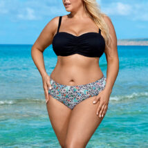 Kostium dwuczęściowy Kostium kąpielowy Model L2229/9 Black/Green – Lorin