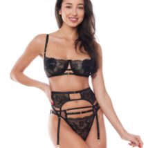 Komplet Model Daisy Set Black – Anais