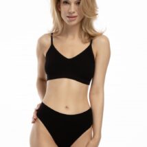 Biustonosz Soft Model Bamboo Bralette Black – Julimex