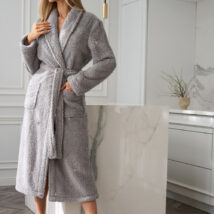 Szlafrok Damski Model Aura 2560 Grey – L&L collection