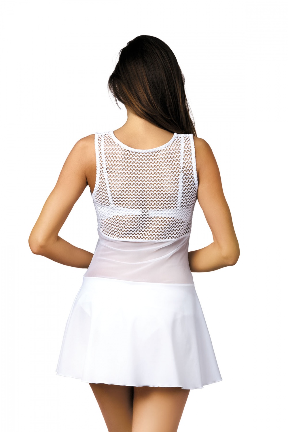 Sukienka Plażow Tunika Model Ines Bianco M-387 White - Marko - obrazek 3