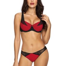 Biustonosz push up Biustonosz Push-up Model VB-1446 Red/Black – Vena