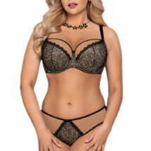 Biustonosz Soft Biustonosz Semi Soft Model VB-323 Black/Beige – Vena