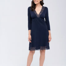Koszulka nocna Koszula Nocna Model Thelma Navy – Babella