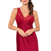 Koszulka nocna Koszula Nocna Model Mari Bordo – Donna