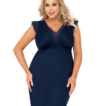 Koszulka nocna Koszulka Model Vera Plus Dark Blue – Donna