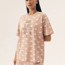 Piżama Damska Model Nubes 4264-08X Beige – Henderson