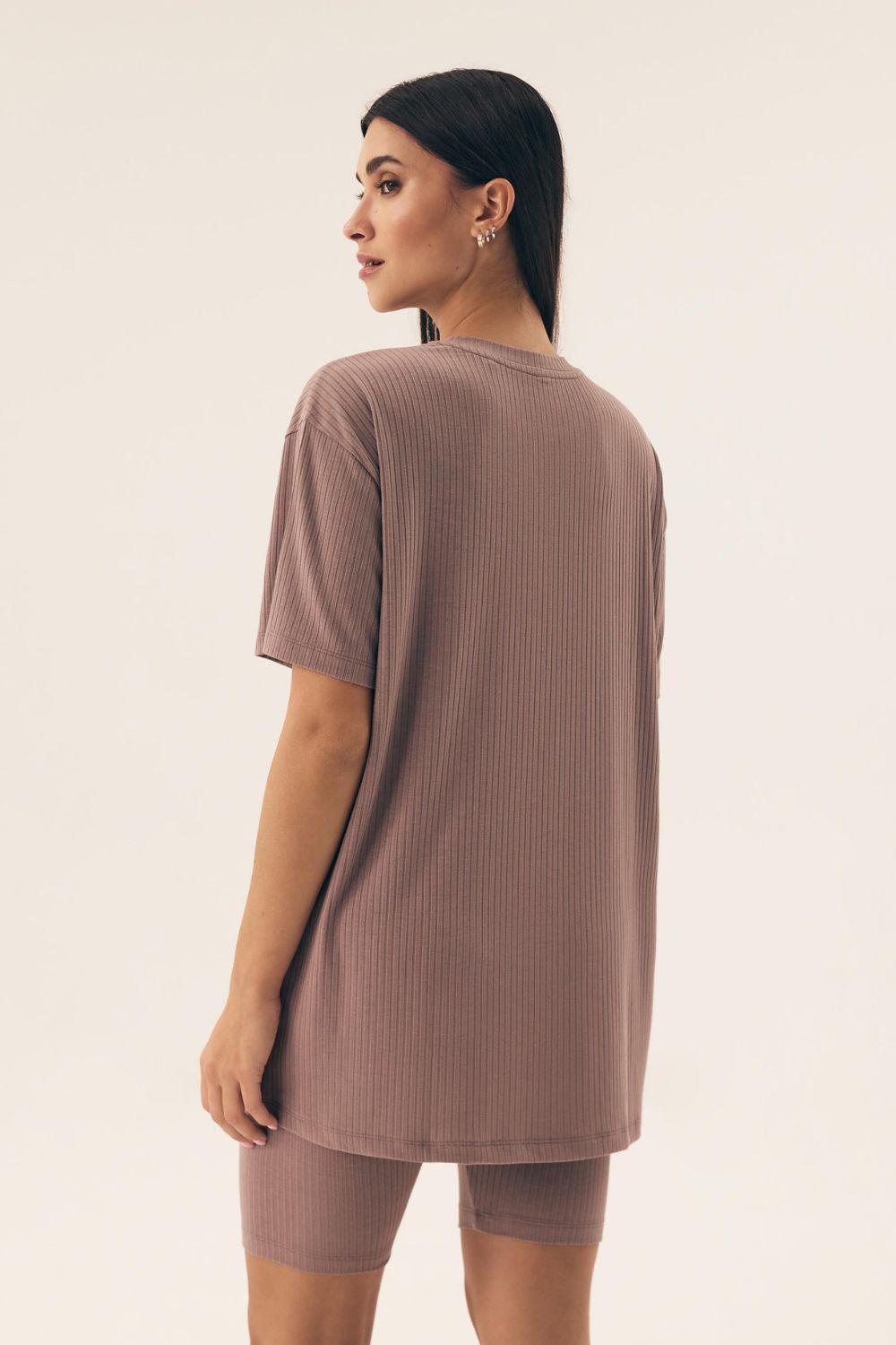 Piżama Damska Model Nueva 42682-82X Mocca Brown - Henderson - obrazek 3