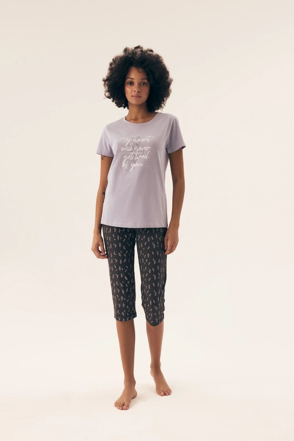 Piżama Damska Model Naturaleza 42658-04X Lawenda/Violet - Henderson