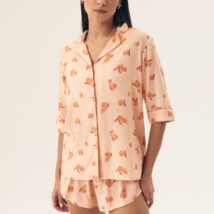 Piżama Damska Model Naranja 42686 Brzoskwinia – Henderson