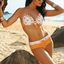 Kostium dwuczęściowy Kostium kąpielowy Model Luiza Orange – Ewlon