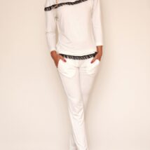 Piżama Komplet Model Calpe wiskoza Ecru – Kalimo