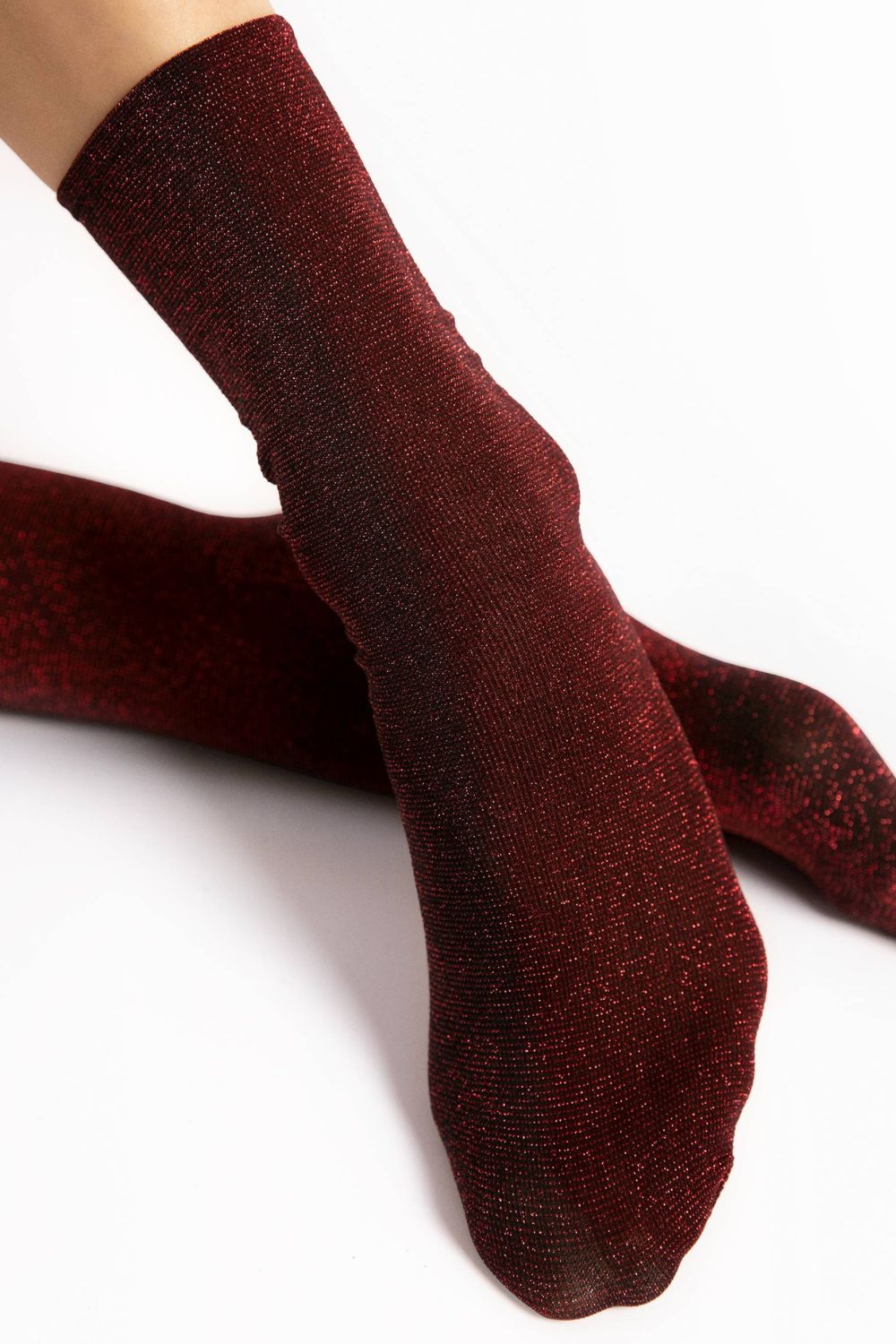 Skarpetki Model Bestie 60 Den Red - Fiore - obrazek 2