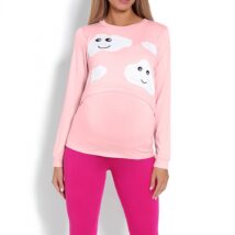 Piżama Damska Ciążowa Model 1679 Pink – PeeKaBoo