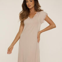 Koszulka nocna Koszula Nocna Model Hezel 816 Piasek – De Lafense