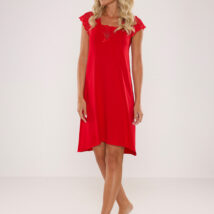 Koszulka nocna Koszula Nocna Model Fanny 340 Red – De Lafense