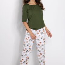 Piżama Damska Model Jadore Green – Momenti Per Me