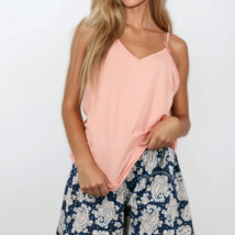 Piżama Damska Model Hello Beauty Navy – Momenti Per Me