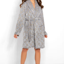 Szlafrok Damski Model Luna Grey – Momenti Per Me